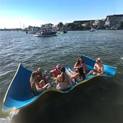 Water toys provided on every charter